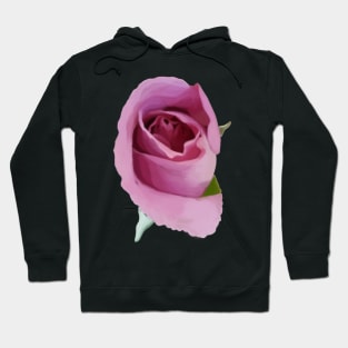 Pink Rose Hoodie